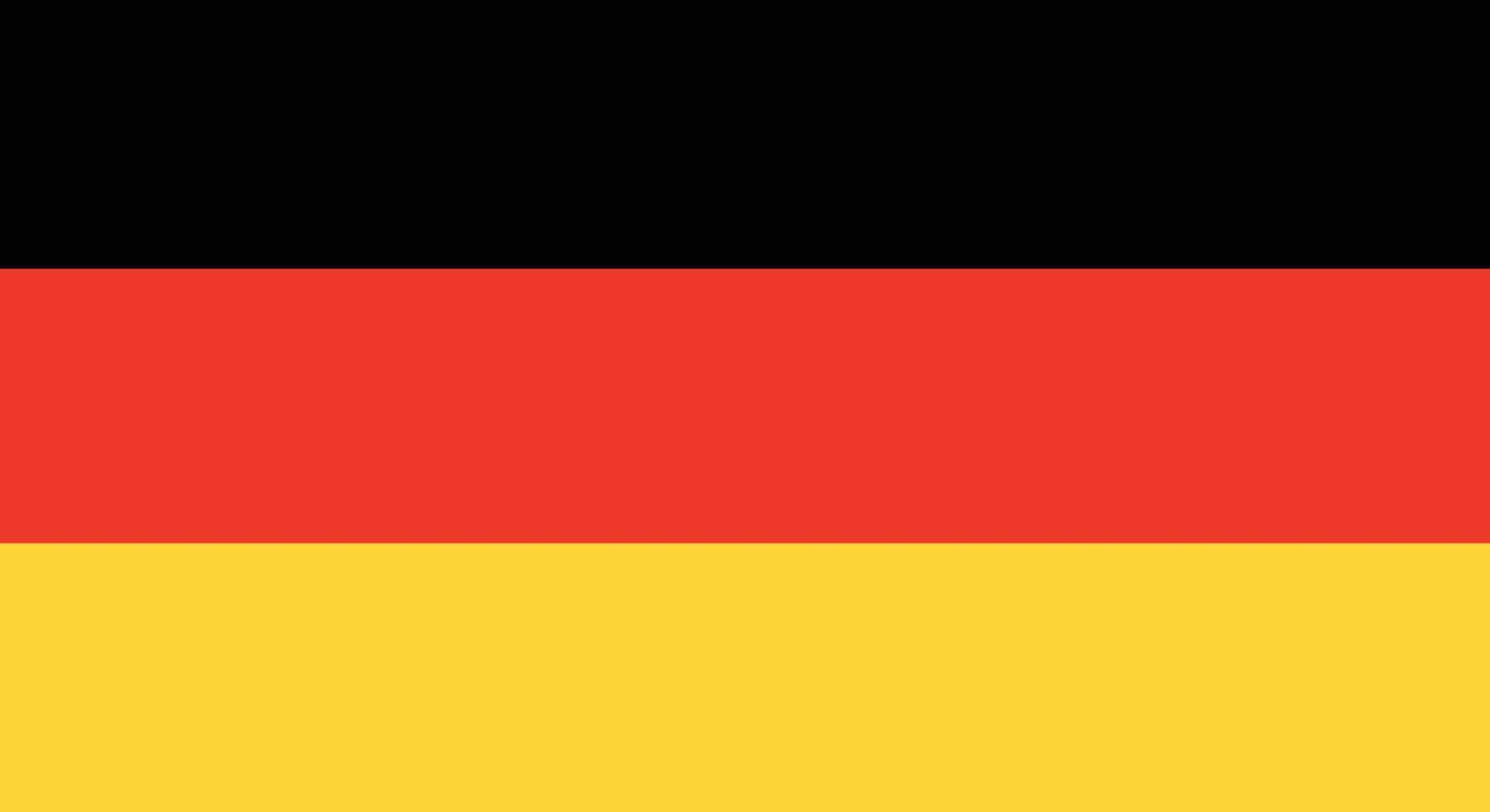 Germany Flag Design Illustration vector