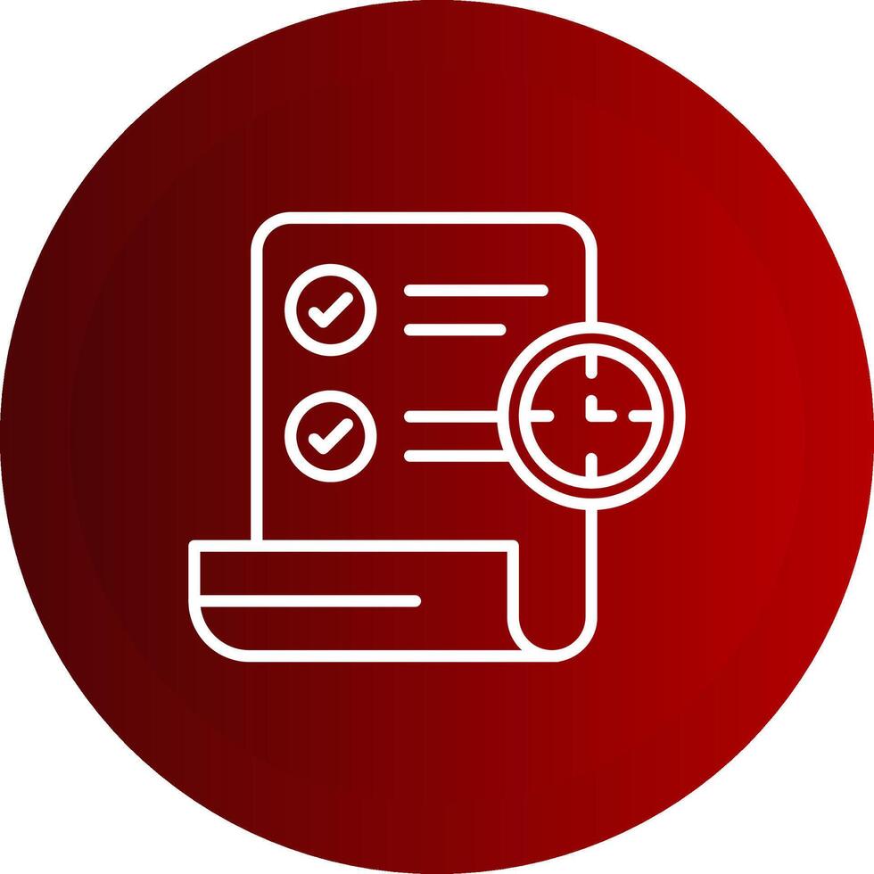 Term Line Button Icon vector
