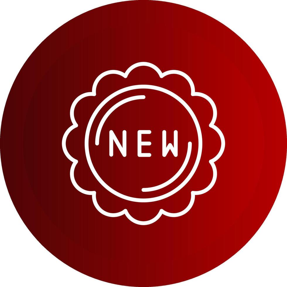 New Line Button Icon vector