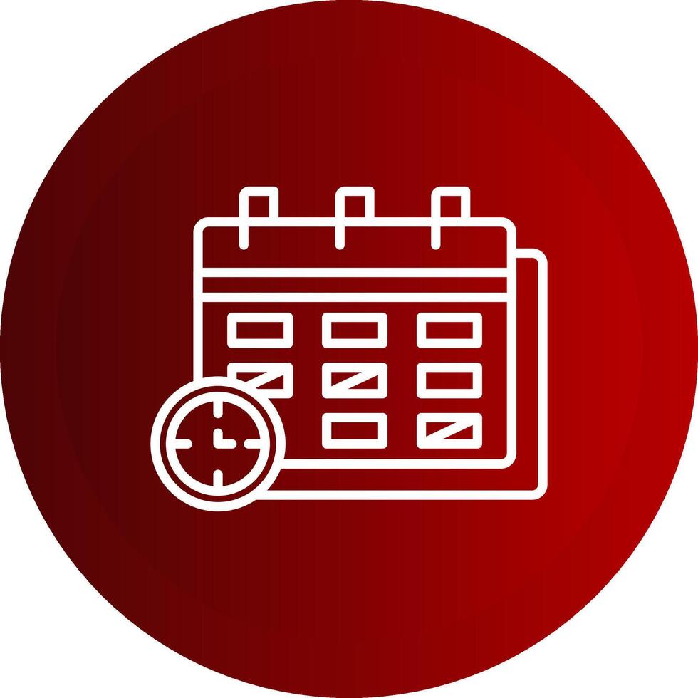 Term Line Button Icon vector
