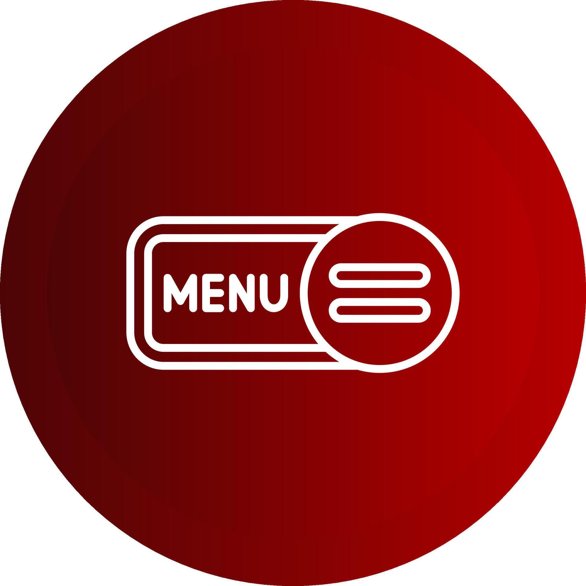 Menu Line Button Icon 48201921 Vector Art at Vecteezy