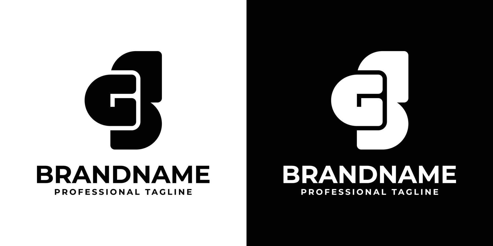 Letters GS Monogram Logo, suitable for any business with GS or SG initials vector