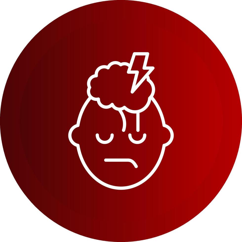 Stroke Line Button Icon vector