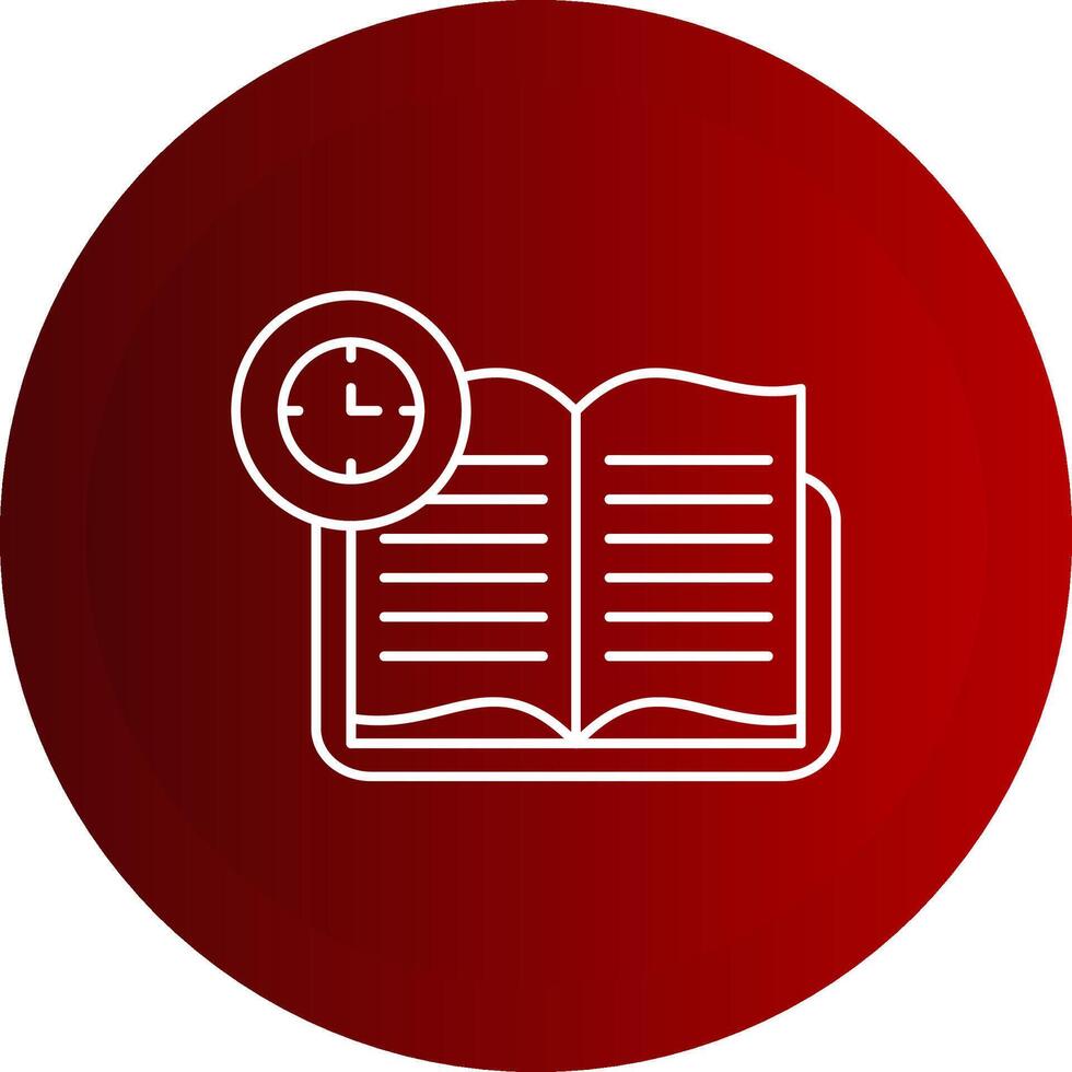Continuous Learning Line Button Icon vector