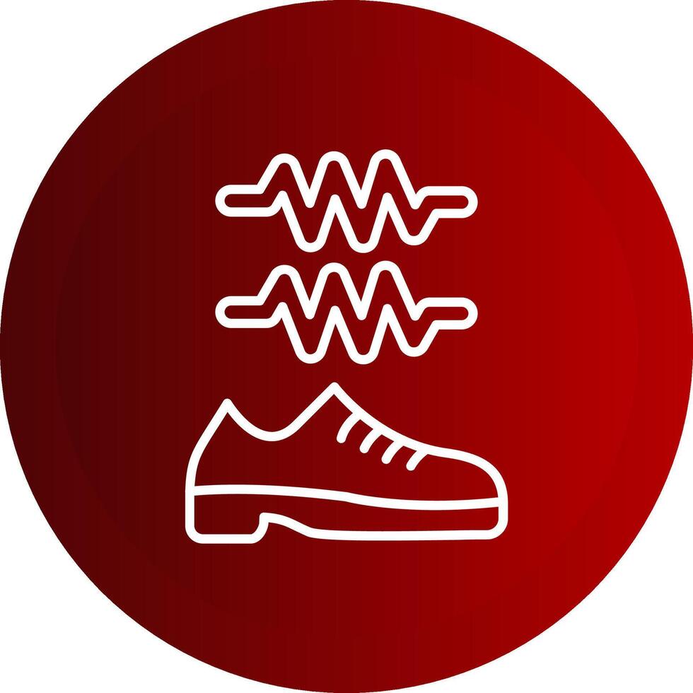 Rhythm Line Button Icon vector