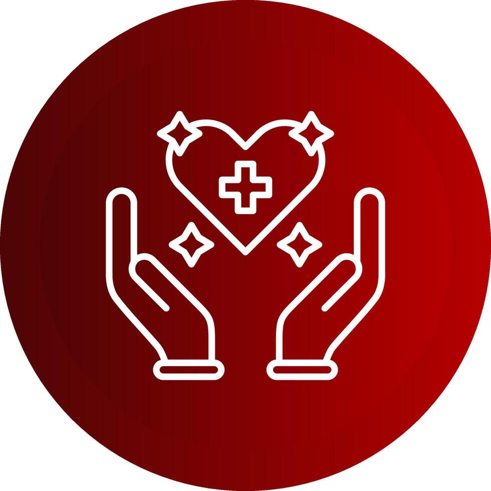 Self Consciousness Line Button Icon vector