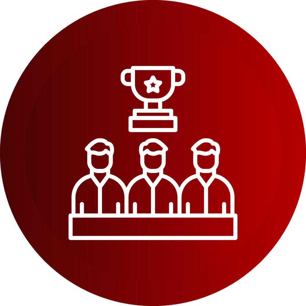 Celebrate Line Button Icon vector