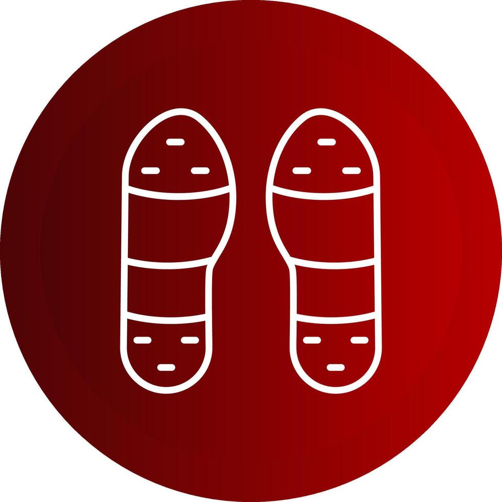 Claque Tap Line Button Icon vector