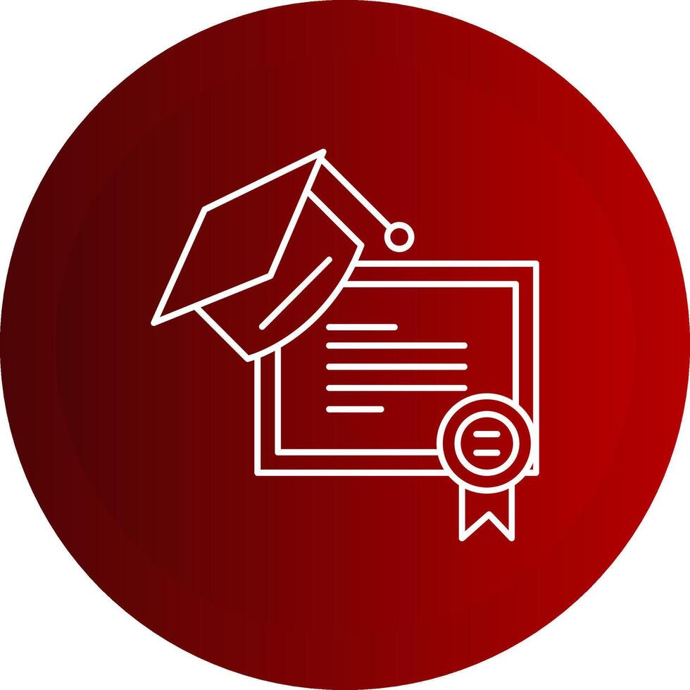 Graduation Line Button Icon 48202893 Vector Art at Vecteezy