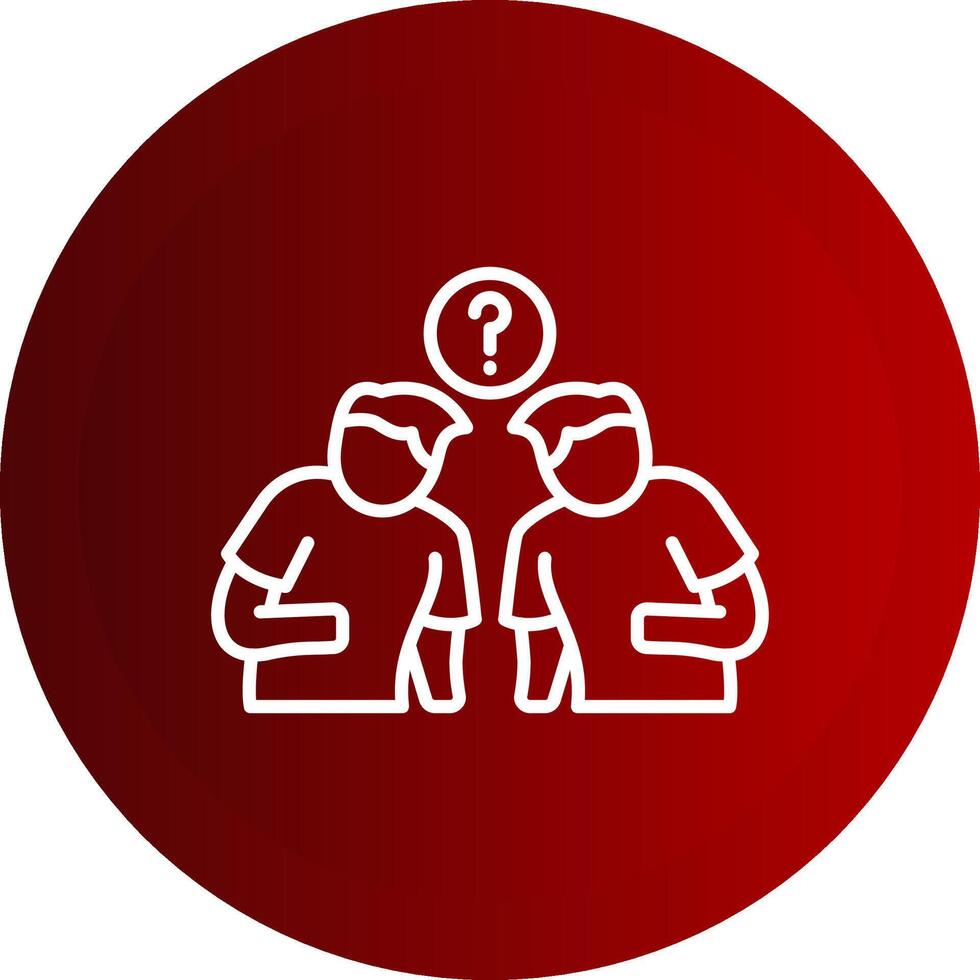Virus Spread Line Button Icon vector