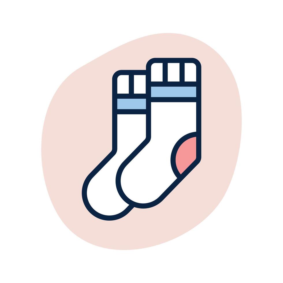 Unique icon of socks, editable graphics vector