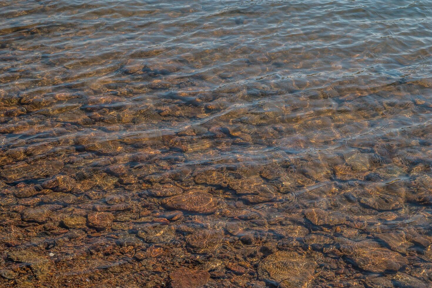 Clear lake water photo