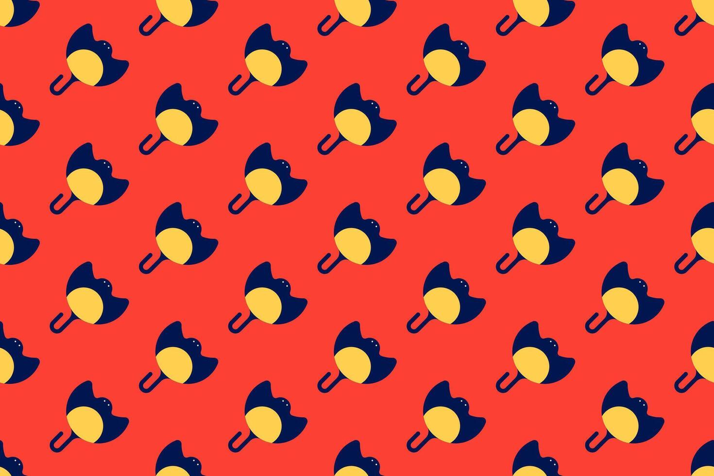 Ocean life seamless pattern background vector