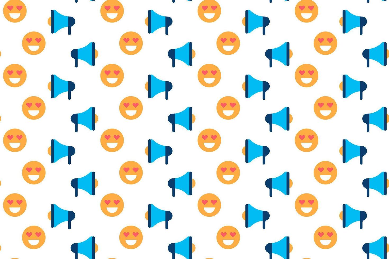 Seamless pattern social media background vector