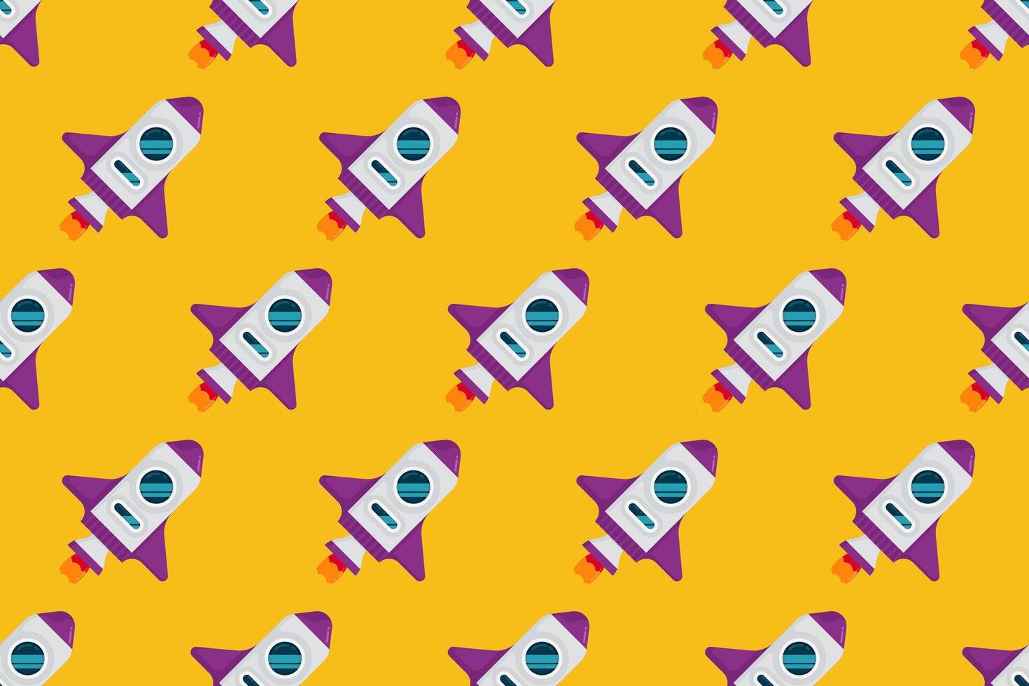 Outer space seamless pattern background vector