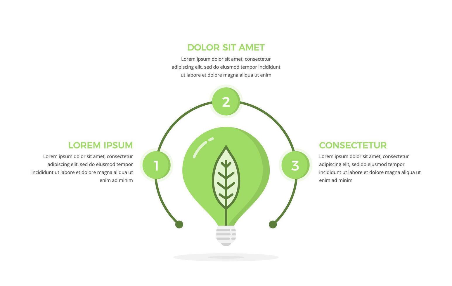 Green Energy Infographics vector