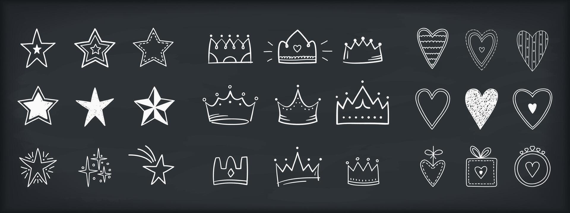 Hand Drawn Objects vector