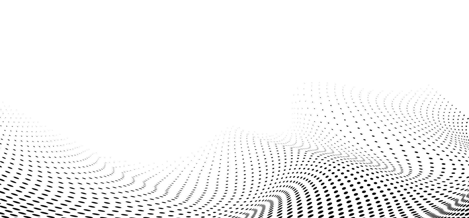 BLACK HALFTONE DOTS BACKGROUND ILLUSTRATION vector