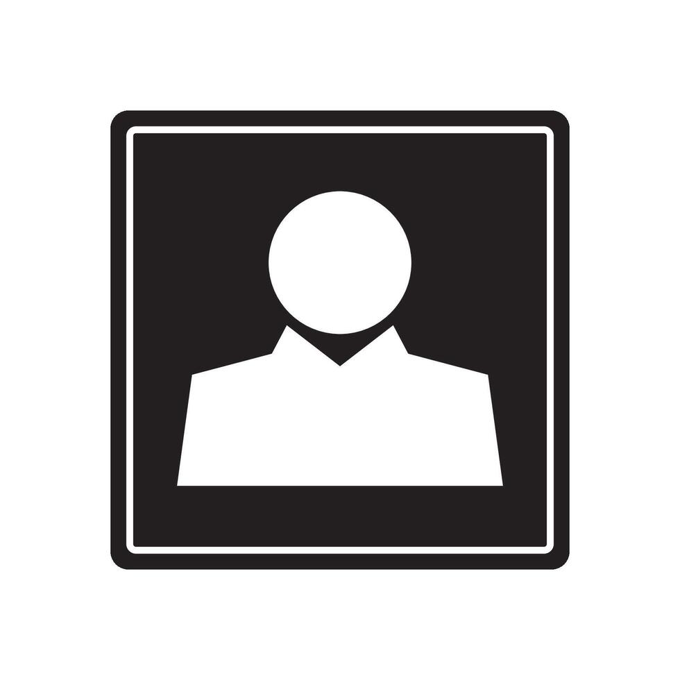 profile icon illustration design template vector