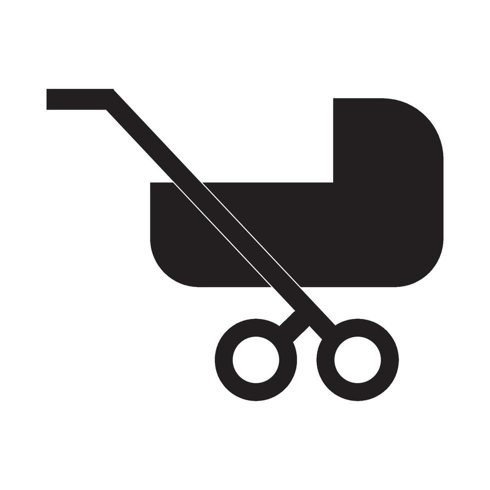 baby carriage icon illustration design template vector