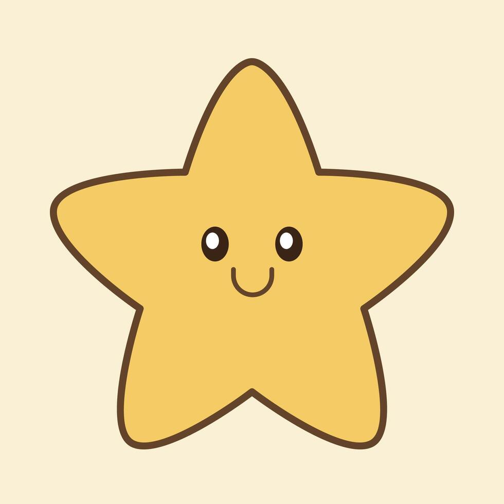 Star Flat Design clipart vector