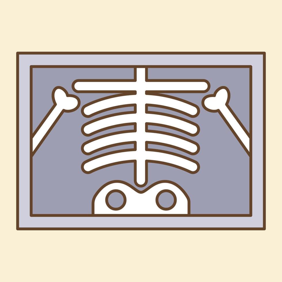Xray Flat Design clipart vector