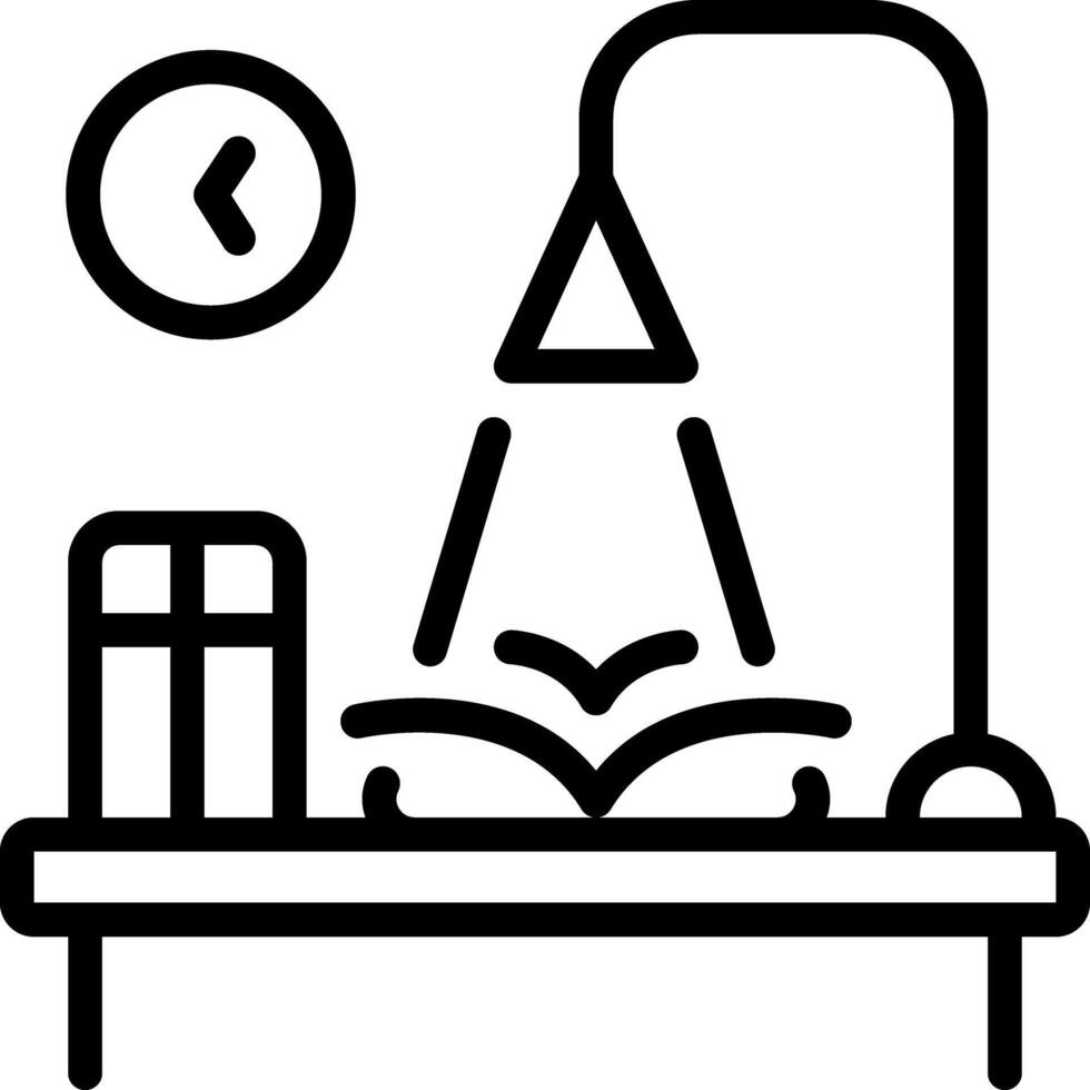 Black line icon for literature vector