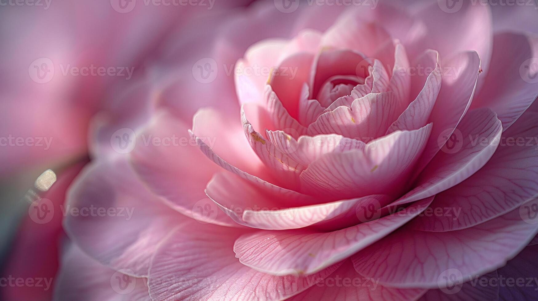 Closeup of the beautiful pink Camellia spring flower background photo