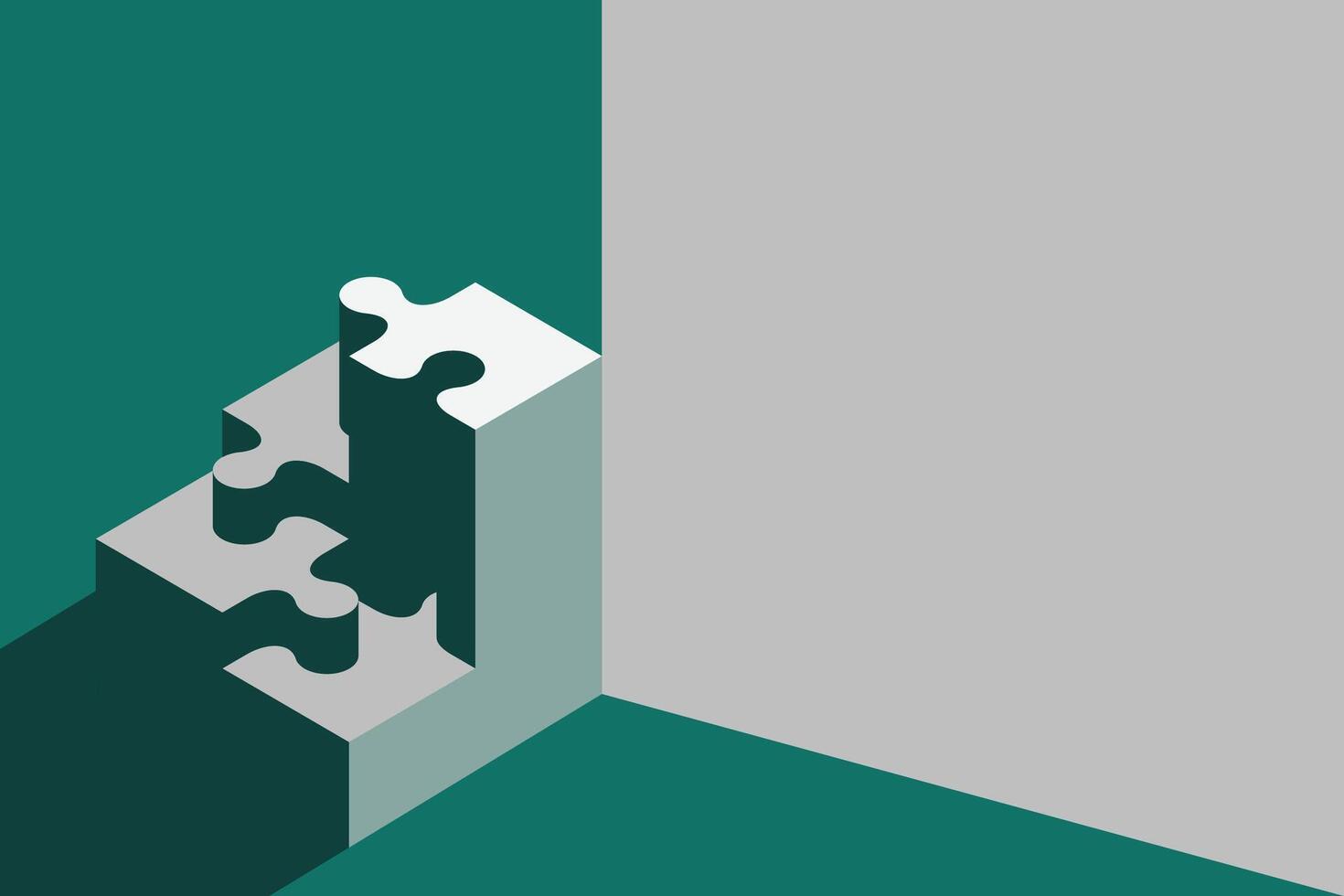 rompecabezas nivel, incrementar nivel Progreso con conexión vector