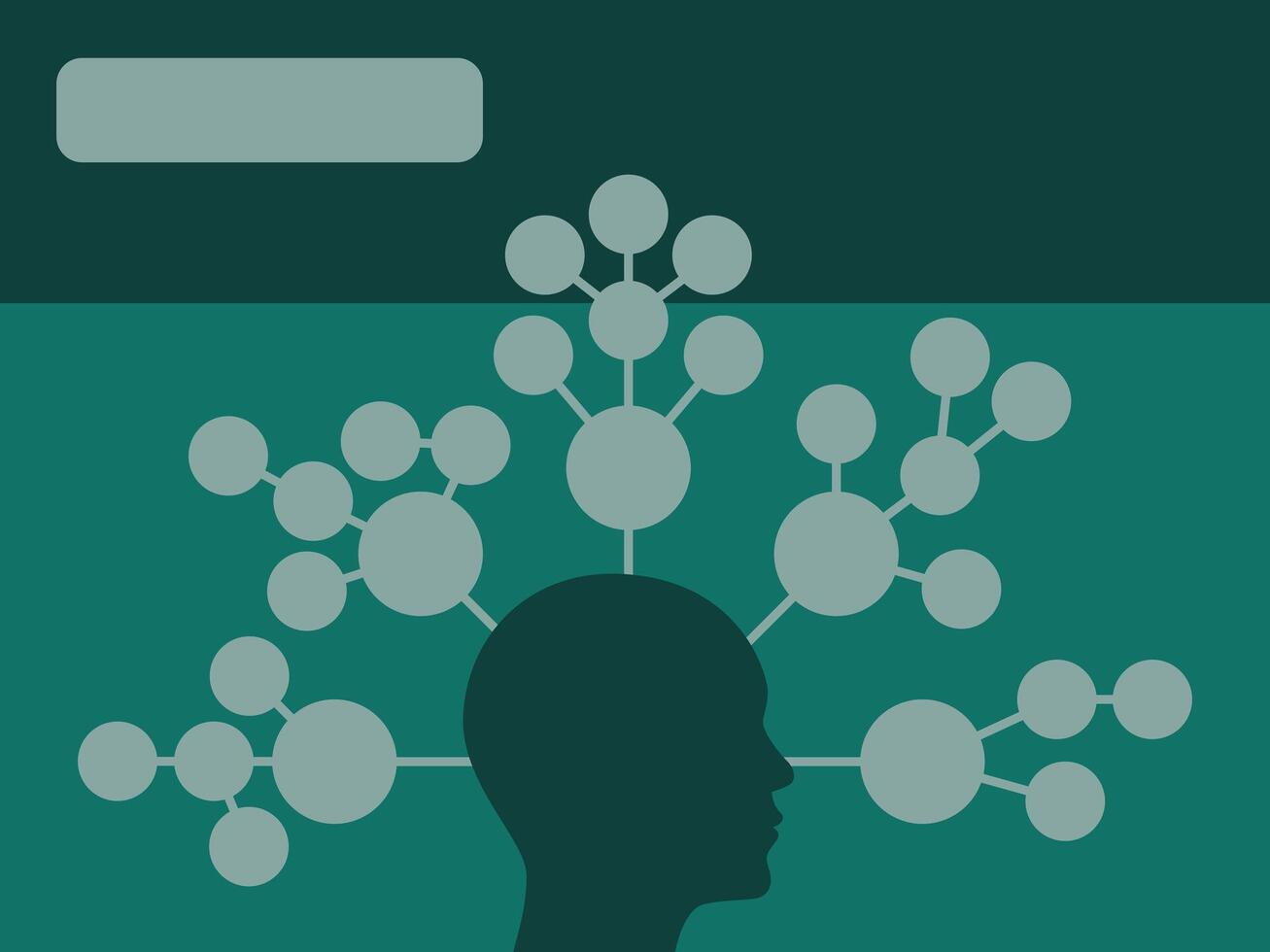 Organized Layout of Mind Maps or Brainstorming design concept. vector