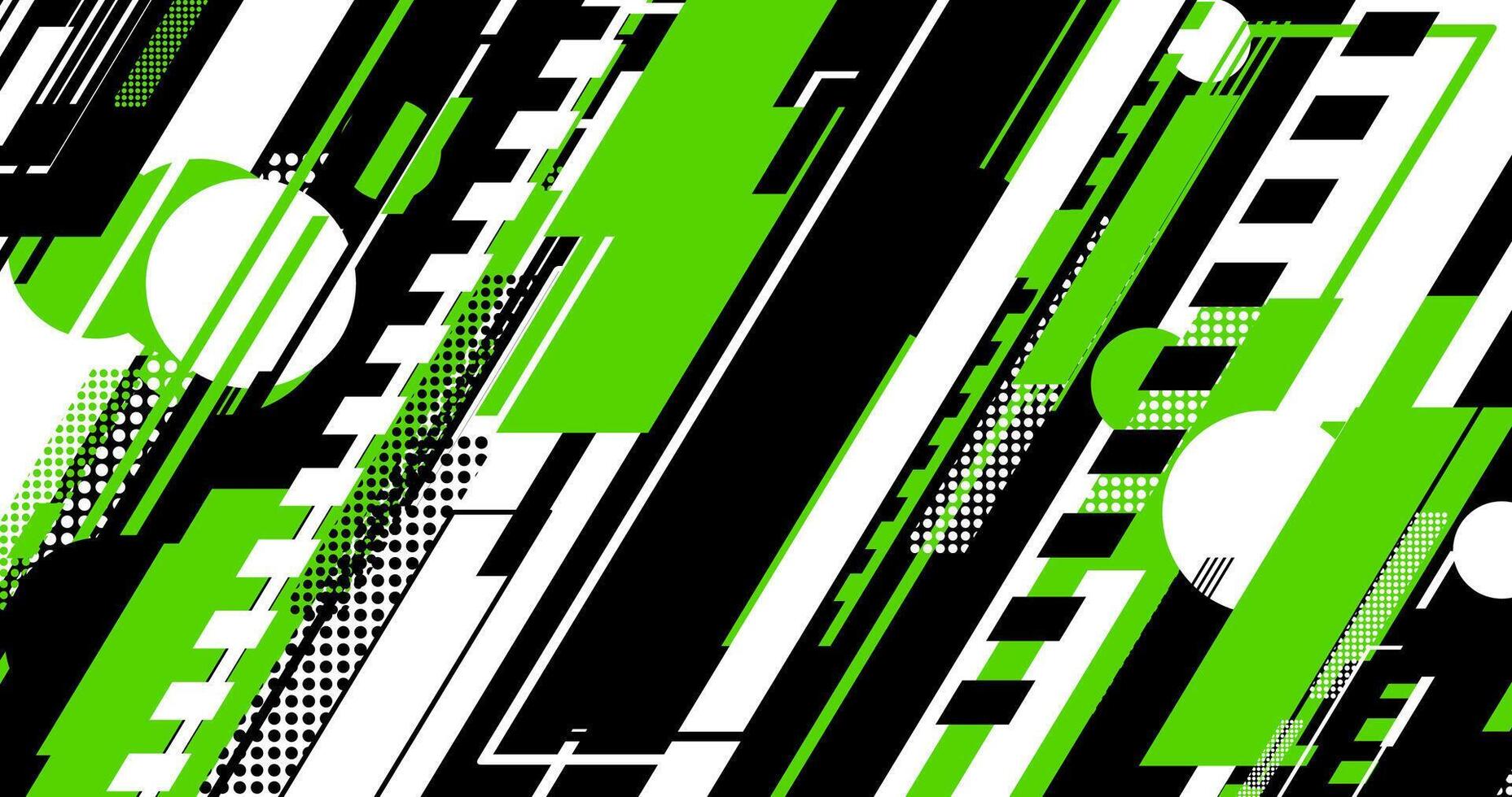 illustration of abstract green and black texture on white background vector