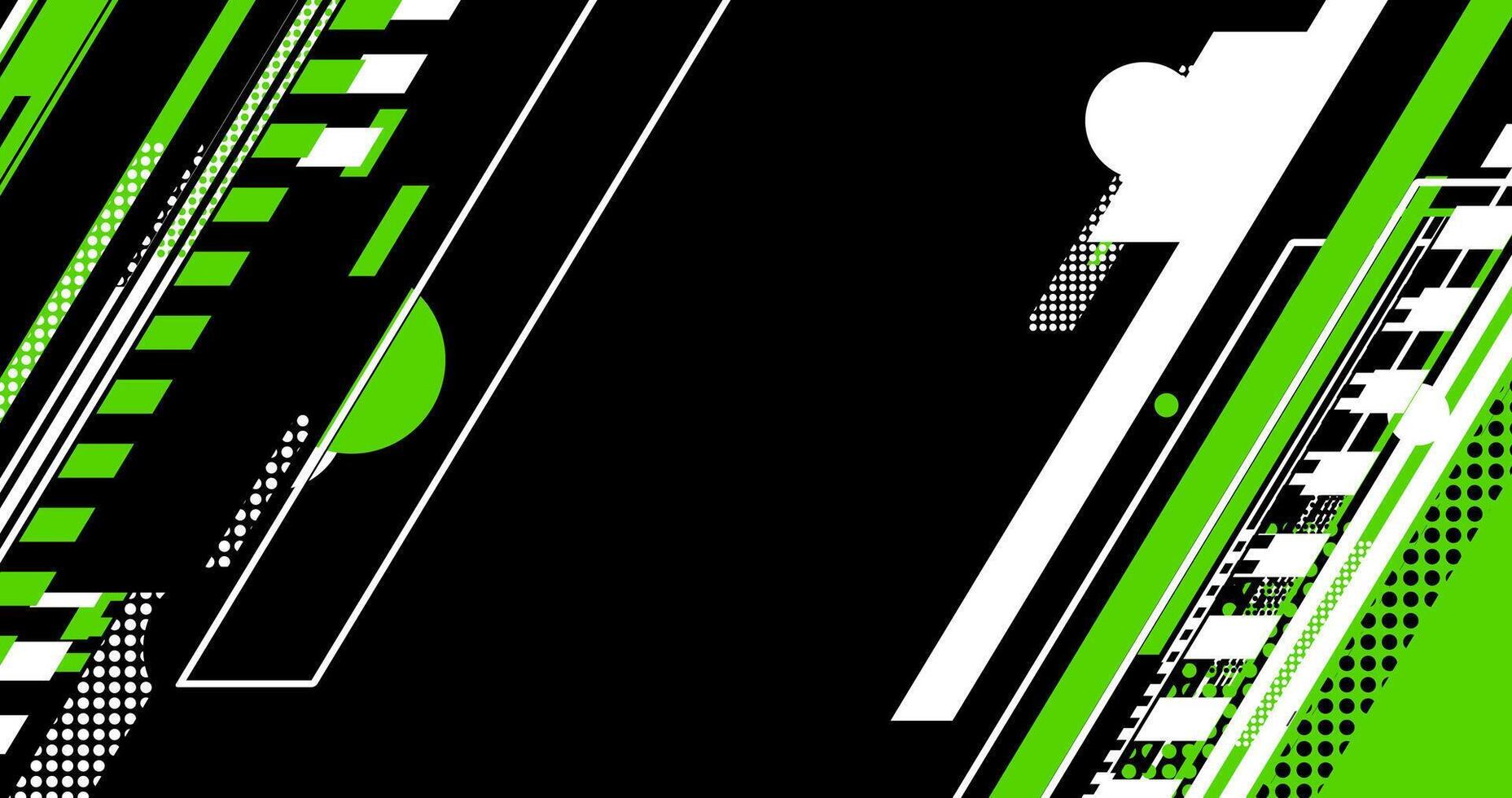 illustration of abstract green and black texture on white background vector