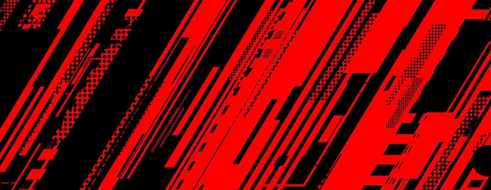 a red and black background with strip lines texture vector