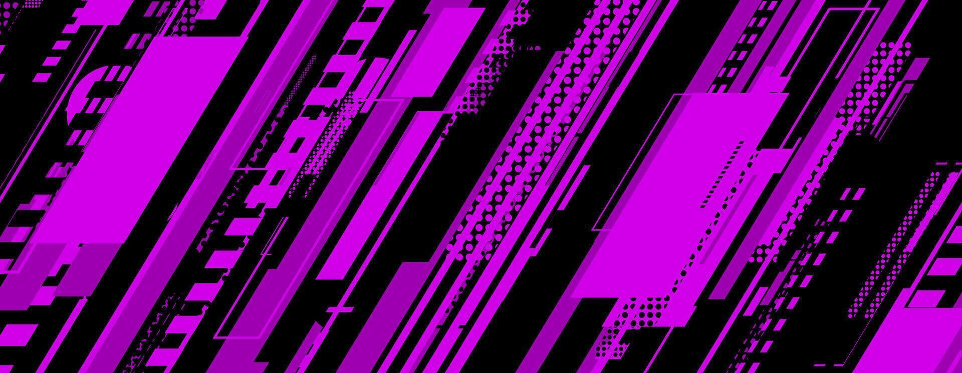abstract modern black and purple background with geometric shape vector