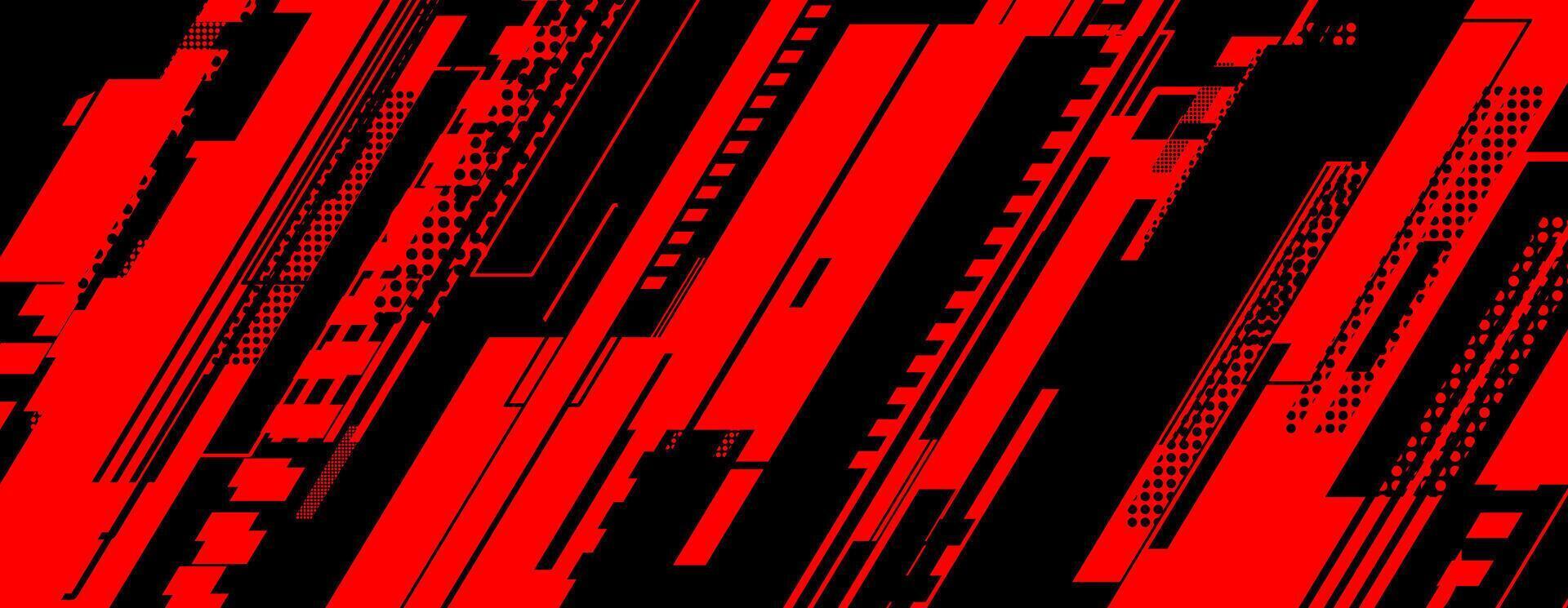 a red and black background with strip lines texture vector