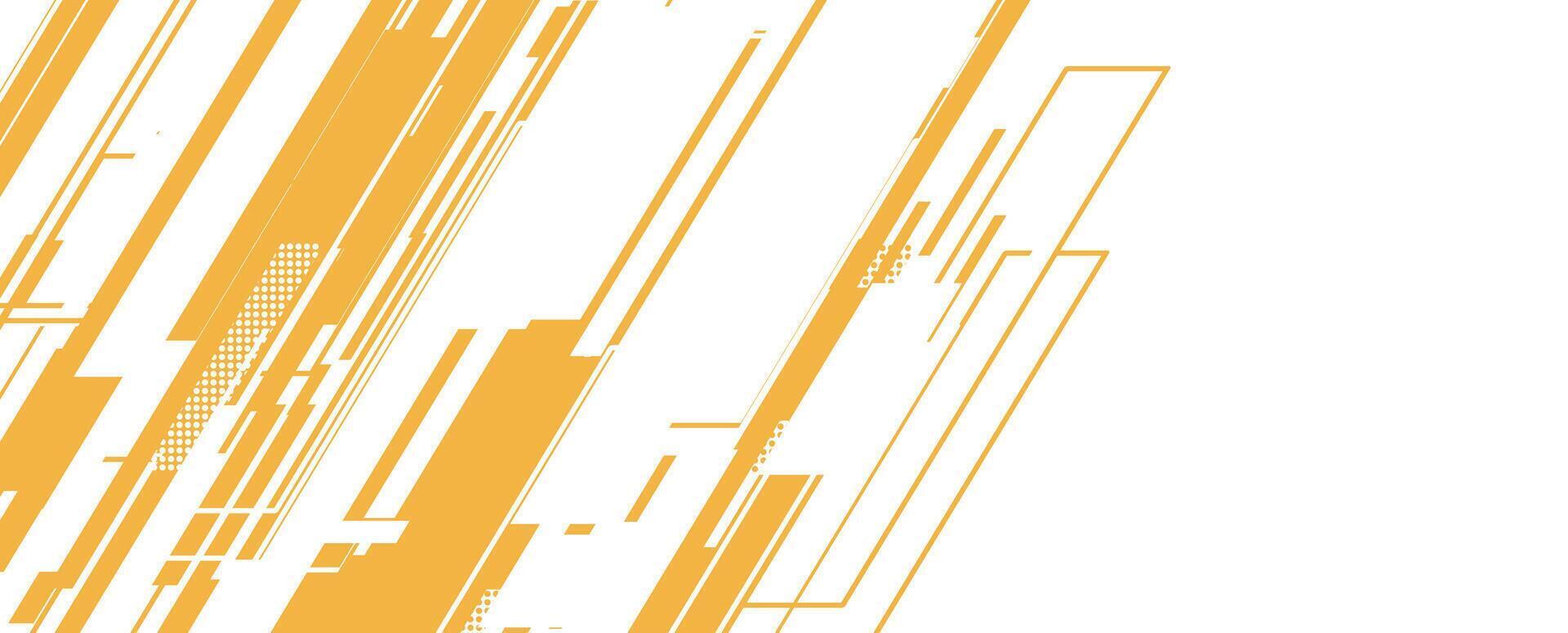 a yellow and white background with lines vector