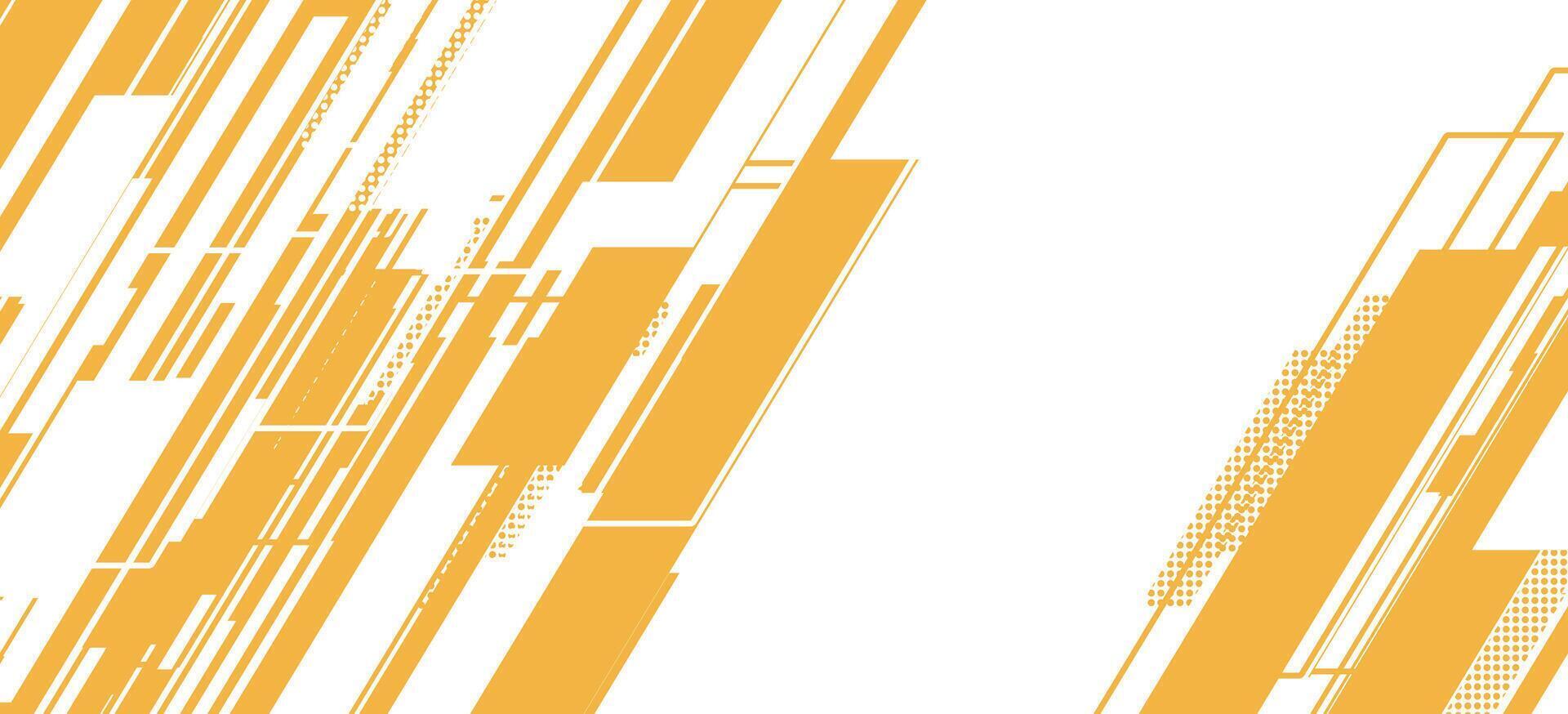 a yellow and white background with lines vector