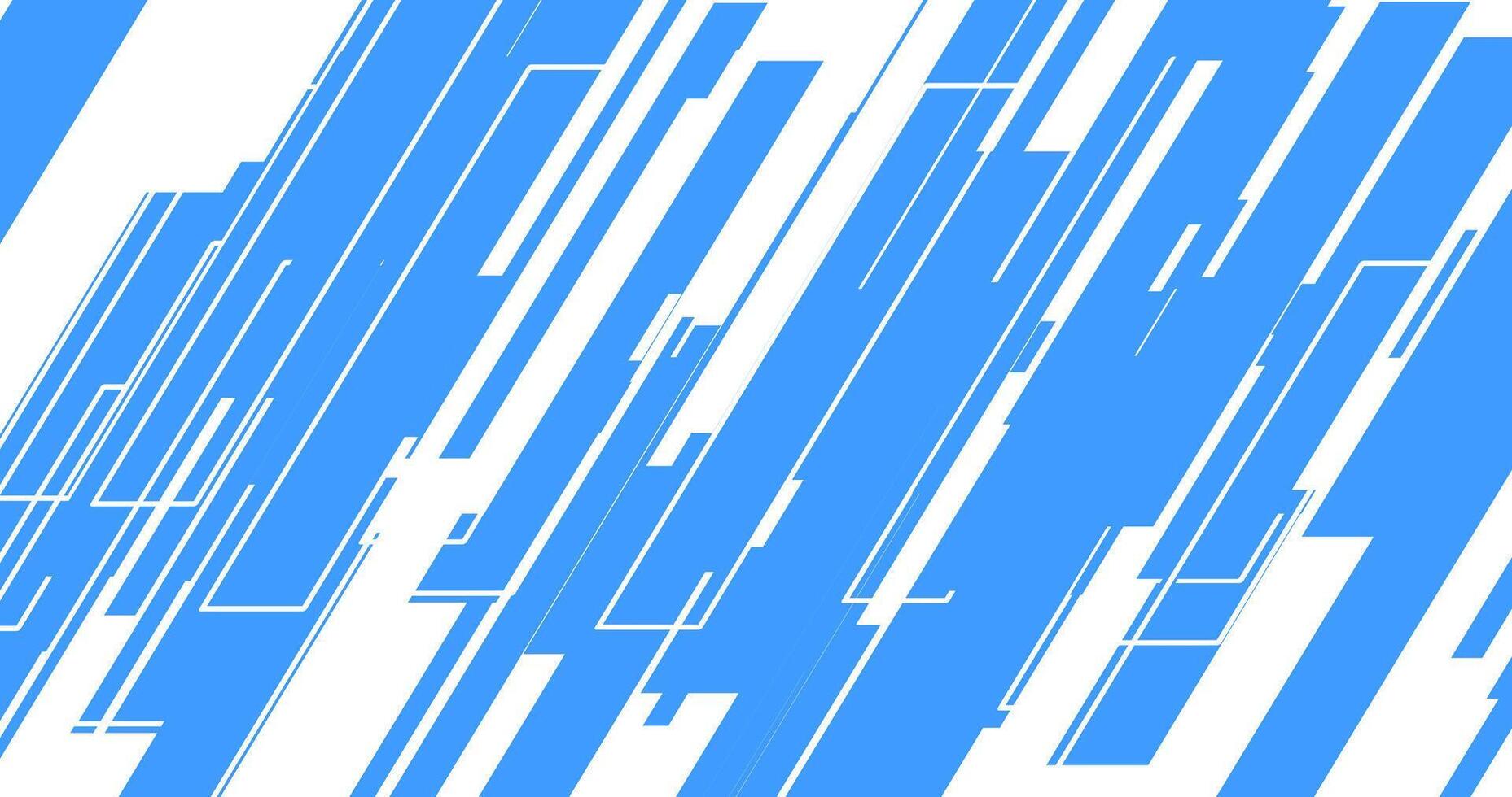 a blue and white background with lines vector
