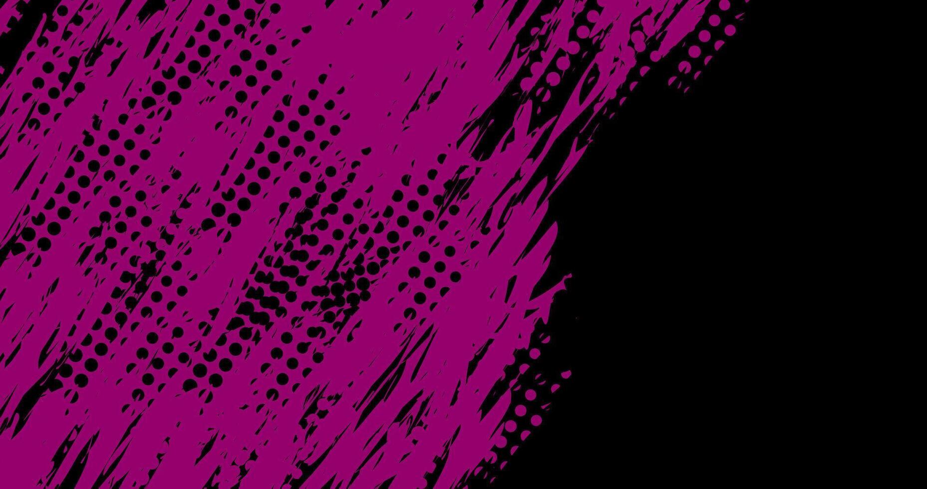 a purple and black background with a few dots vector