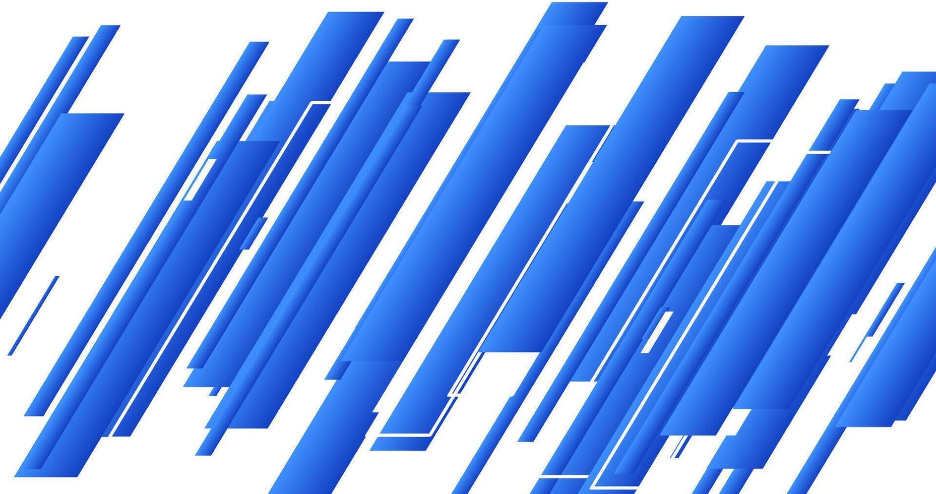 a blue and white background with lines vector