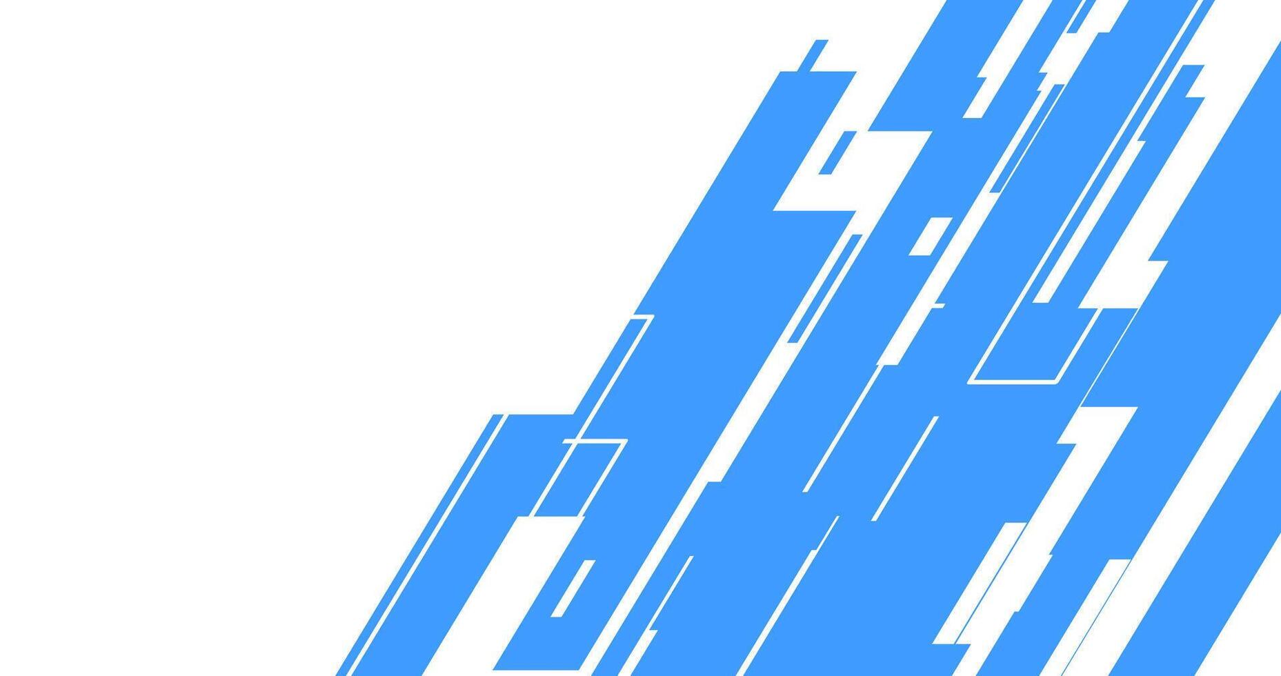 a blue and white background with lines vector