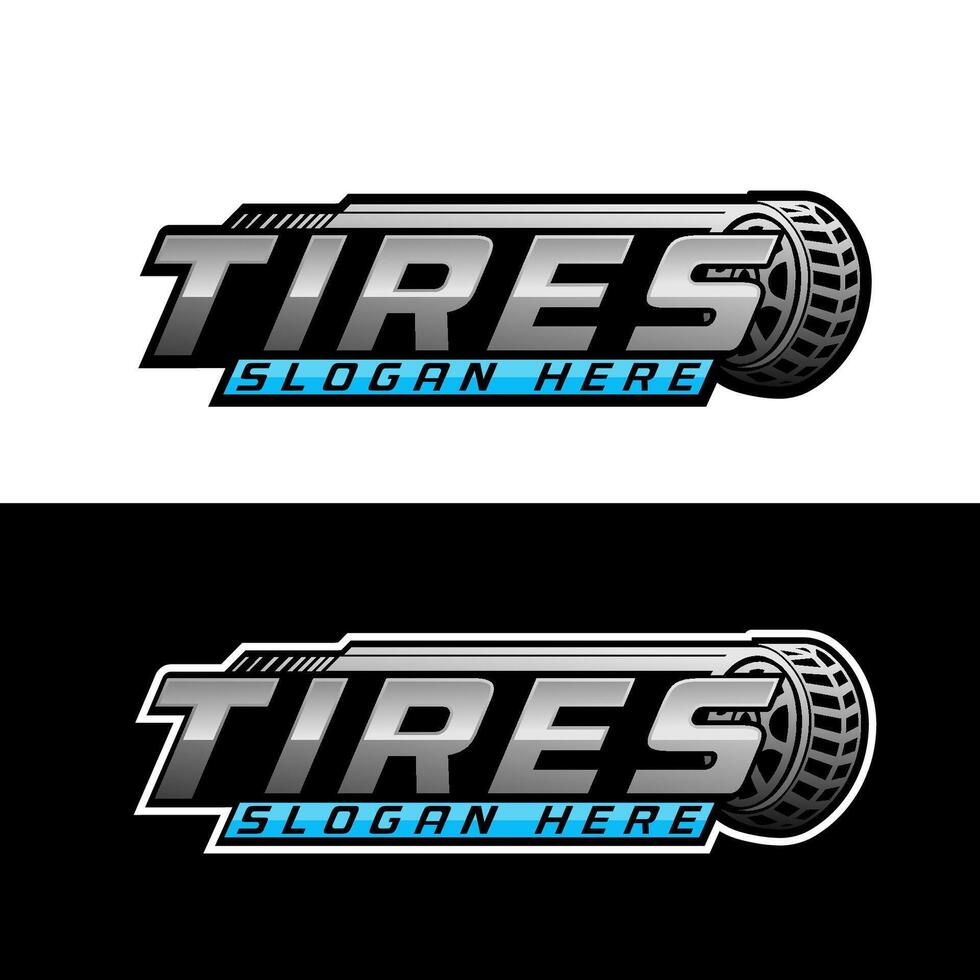 Tire logo, tire store logo design illustration. tire simple icons vector