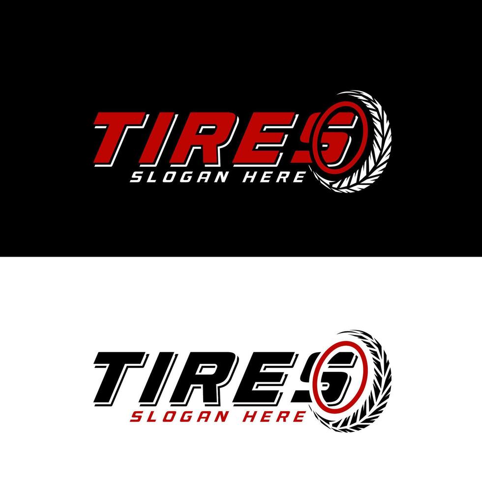Tire logo, tire store logo design illustration. tire simple icons vector
