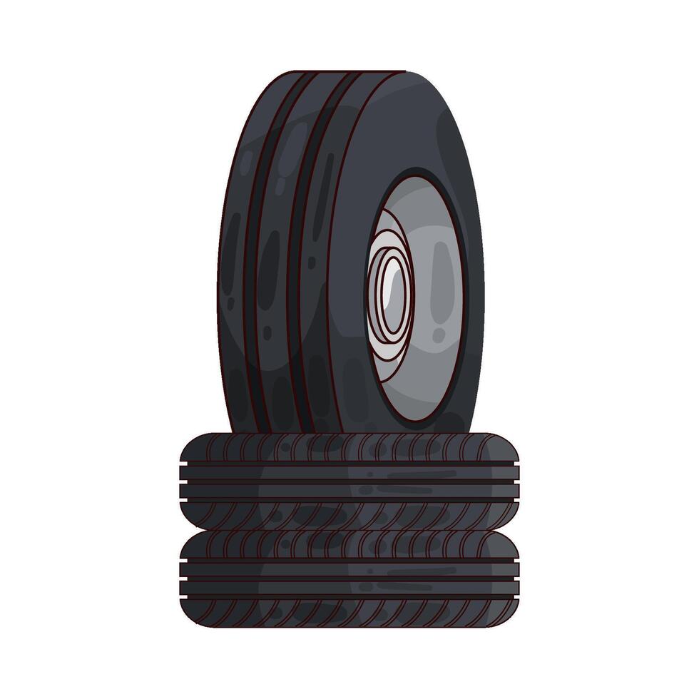 Illustration of tire vector