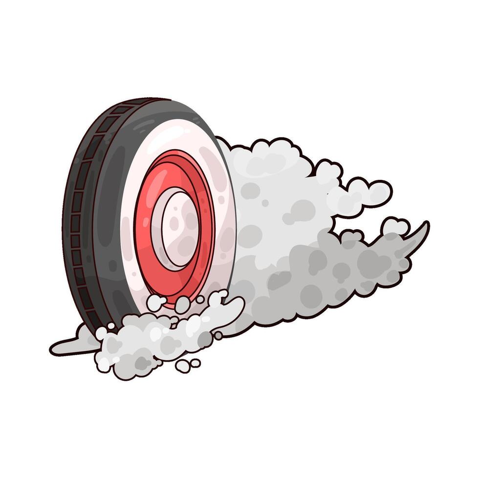 Illustration of tire vector