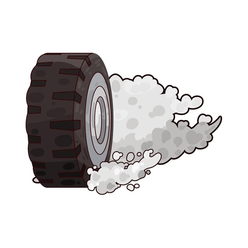 Illustration of tire vector