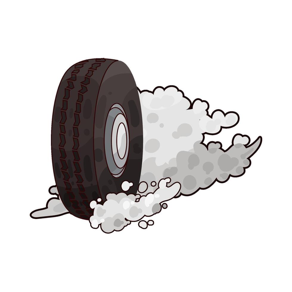 Illustration of tire vector