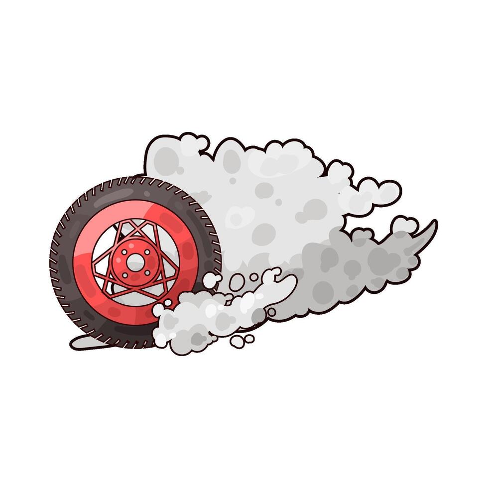 Illustration of tire vector
