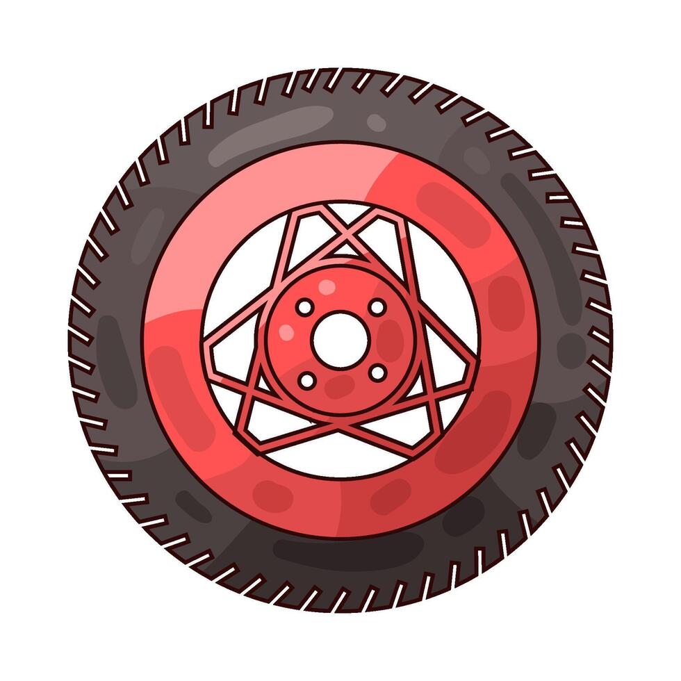 Illustration of tire vector