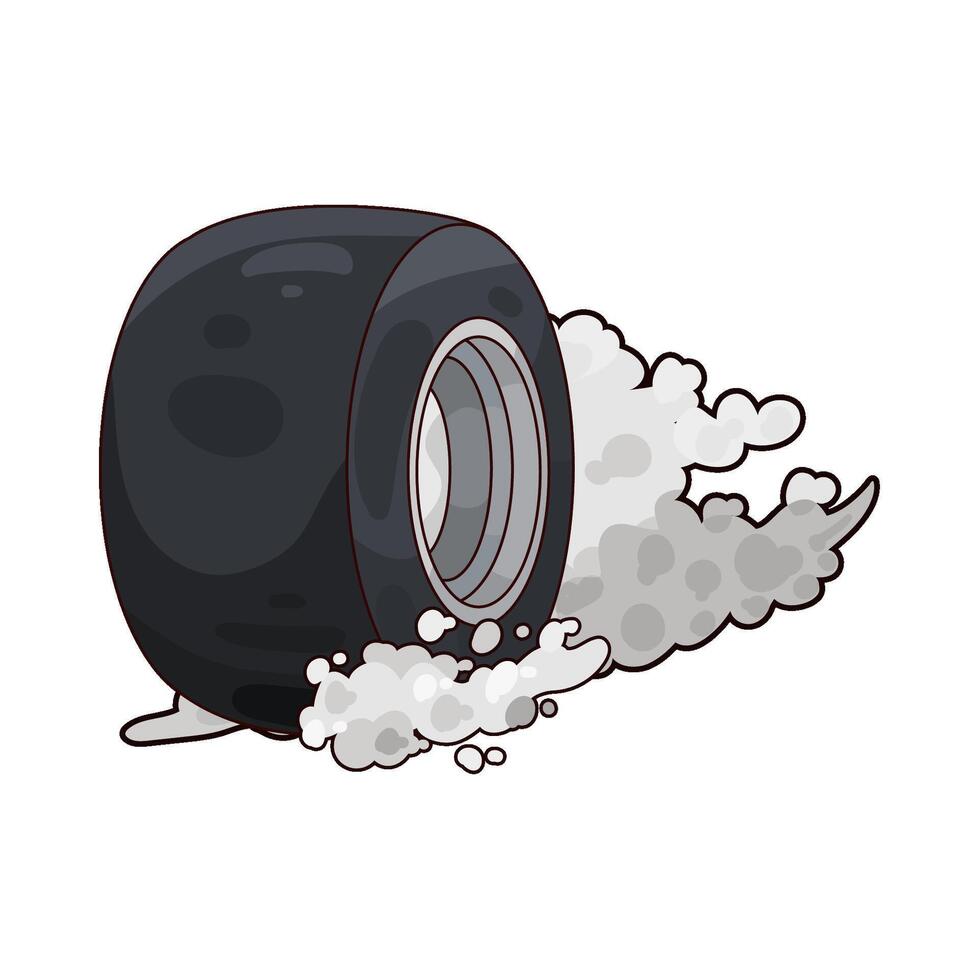 Illustration of tire vector